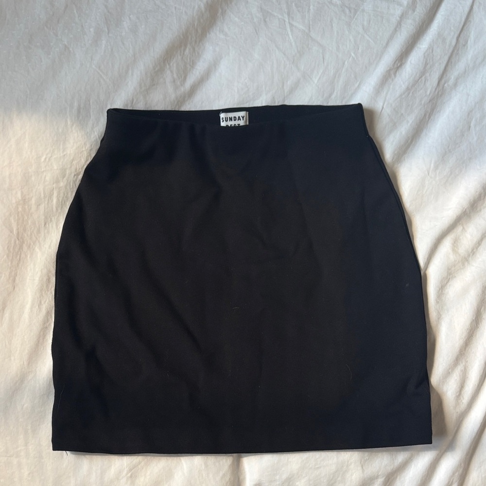 Sunday Best Elegant Black Pencil Skirt